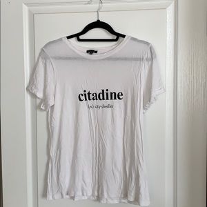 Dynamite print T-shirt.